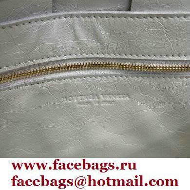 Bottega Veneta Intreccio Cassette Cross-body Bag Textured Leather White 2021