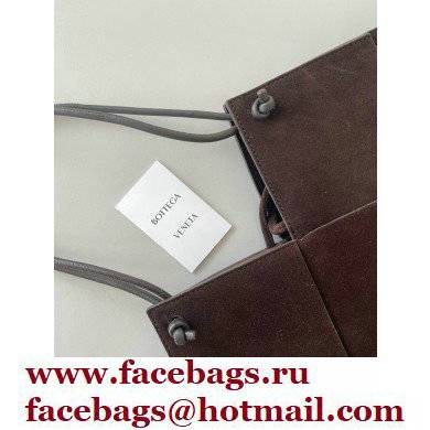 Bottega Veneta Large Intrecciato Suede Tote Bag Coffee 2021 - Click Image to Close