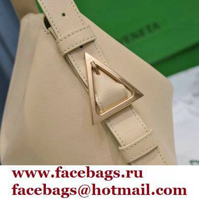 Bottega Veneta Leather Cradle Shoulder Bag Apricot 2021 - Click Image to Close