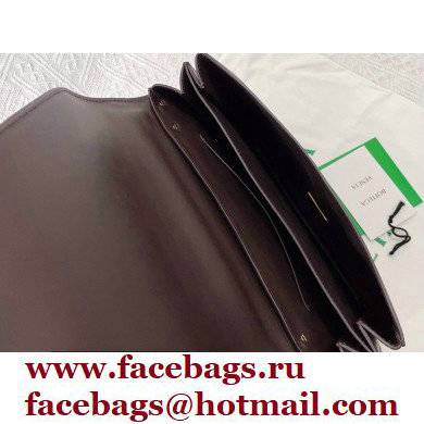 Bottega Veneta Mount Medium Leather Envelope Bag Coffee 2021 - Click Image to Close