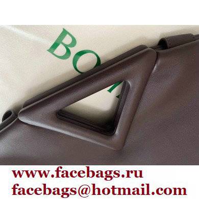 Bottega Veneta Point Leather Top Handle Medium Bag Coffee 2021