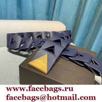 Bottega Veneta Width 5cm Cut-out Leather Hook Belt 05 2021 - Click Image to Close