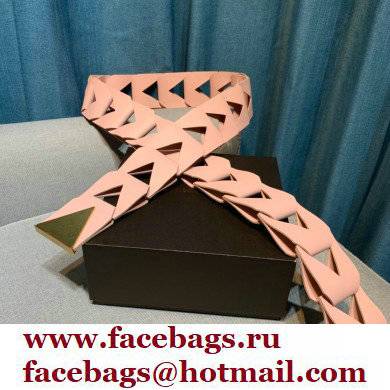 Bottega Veneta Width 5cm Cut-out Leather Hook Belt 09 2021 - Click Image to Close