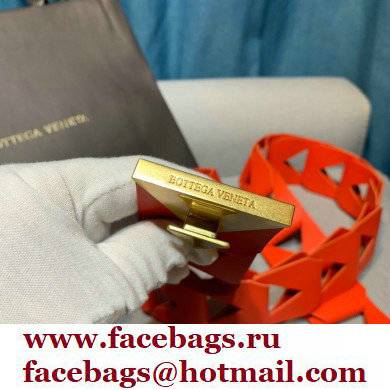 Bottega Veneta Width 5cm Cut-out Leather Hook Belt 31 2021 - Click Image to Close
