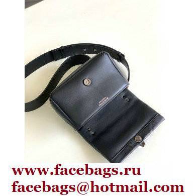Bvlgari Serpenti Cabochon Crossbody Bag 18cm with Detachable Shoulder Strap Black 2021