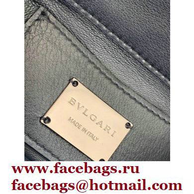 Bvlgari Serpenti Cabochon Crossbody Bag 18cm with Detachable Shoulder Strap Black 2021 - Click Image to Close