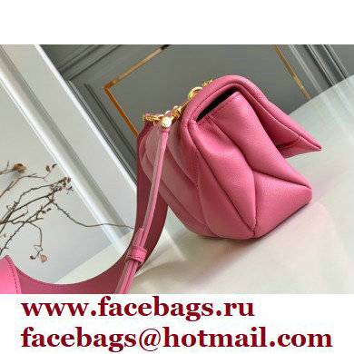 Bvlgari Serpenti Cabochon Crossbody Bag 18cm with Detachable Shoulder Strap Pink 2021 - Click Image to Close