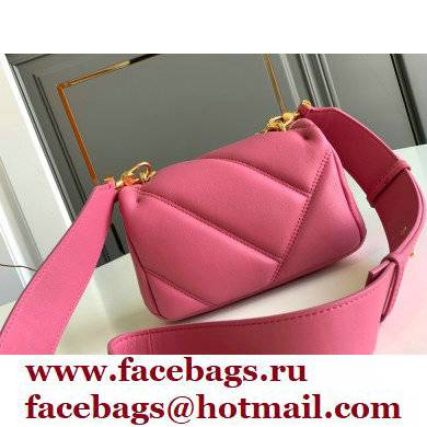 Bvlgari Serpenti Cabochon Crossbody Bag 18cm with Detachable Shoulder Strap Pink 2021 - Click Image to Close