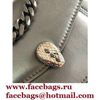 Bvlgari Serpenti Forever Crossbody Bag 20cm with Detachable Shoulder Strap Black 2021 - Click Image to Close