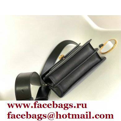 Bvlgari Serpenti Forever Crossbody Bag 20cm with Detachable Shoulder Strap Black/Gold 2021