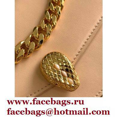 Bvlgari Serpenti Forever Crossbody Bag 25cm with Detachable Shoulder Strap Beige 2021