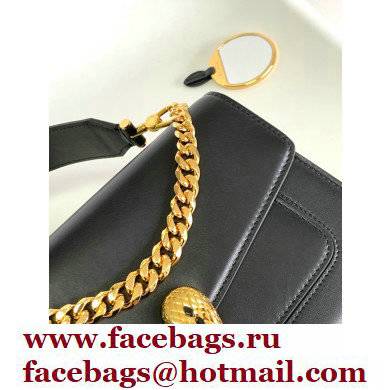 Bvlgari Serpenti Forever Crossbody Bag 25cm with Detachable Shoulder Strap Black/Gold 2021