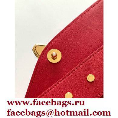 Bvlgari Serpenti Forever Crossbody Bag 25cm with Detachable Shoulder Strap Red 2021 - Click Image to Close