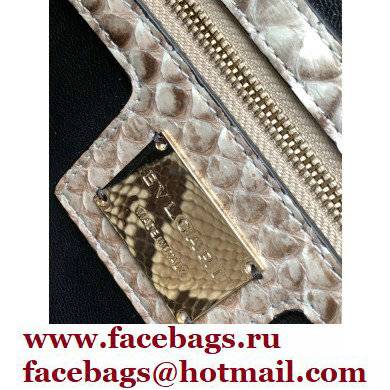 Bvlgari Serpenti Forever Crossbody Bag 27cm Karung Leather Snake Gray 2021
