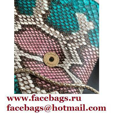 Bvlgari Serpenti Forever Crossbody Bag 27cm Karung Leather Snake Green 2021 - Click Image to Close