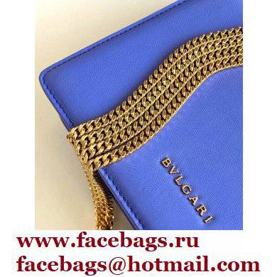 Bvlgari Serpenti Forever Shoulder Bag 19cm Blue Purple 2021