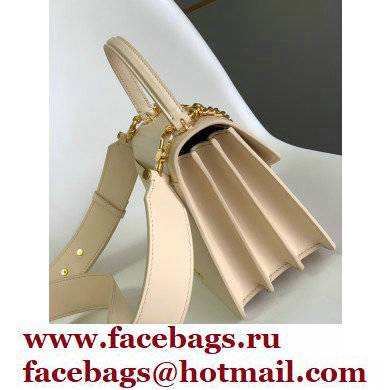Bvlgari Serpenti Forever Top Handle Crossbody Bag 18cm with Detachable Shoulder Strap Creamy 2021 - Click Image to Close