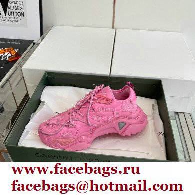 Calvin Klein 205W39NYC Strike 205 Sneakers Pink 2021 - Click Image to Close