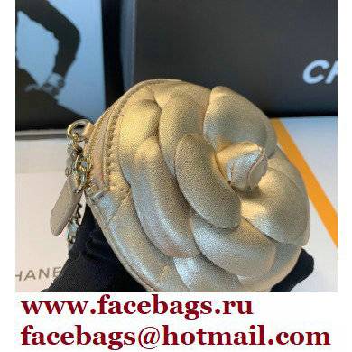 Chanel Camellia Clutch with Chain Bag AP2121 Gold 2021