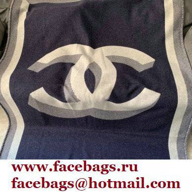 Chanel Cashmere Blanket 140x190cm Blue 2021