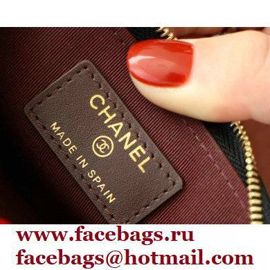 Chanel Classic Zipped Coin Purse AP0216 in Original Grained Calfskin Black/Gold
