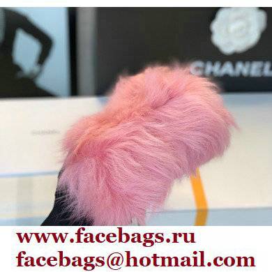 Chanel Lambskin Card Holder with Jewel Hook AP2397 Shearling Pink 2021