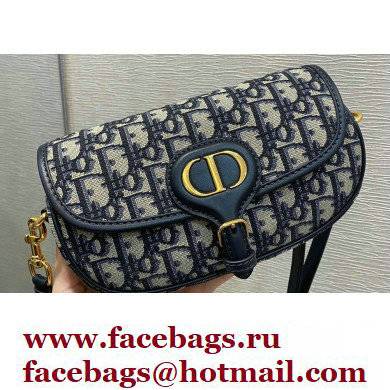 Dior Bobby East-West Bag in Blue Oblique Canvas 2021