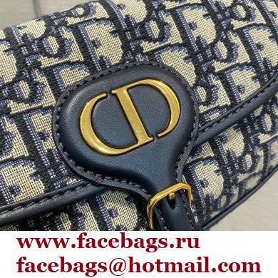 Dior Bobby East-West Bag in Blue Oblique Canvas 2021