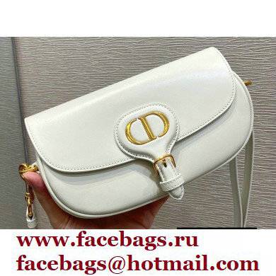 Dior Bobby East-West Bag in Box Calfskin White 2021