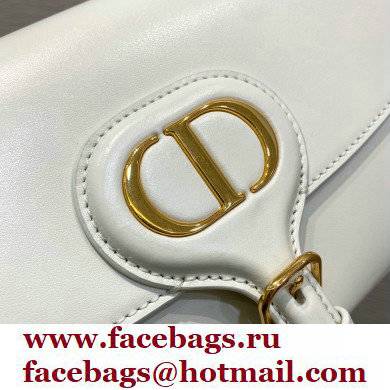 Dior Bobby East-West Bag in Box Calfskin White 2021