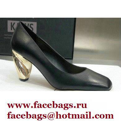 Dior Heel 9cm Calfskin Rhodes Pumps Black 2021
