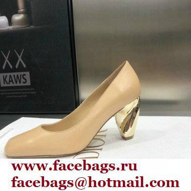 Dior Heel 9cm Calfskin Rhodes Pumps Nude 2021