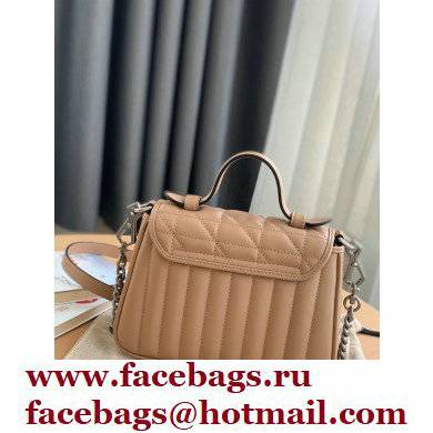 Gucci Aria Collection GG Marmont Mini Top Handle Bag 583571 Rose Beige 2021 - Click Image to Close