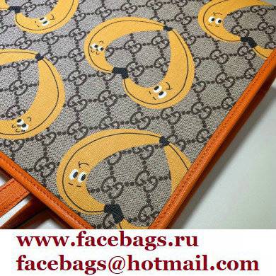 Gucci Children's GG Nina Dzyvulska Print Tote Bag 605614 - Click Image to Close
