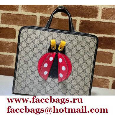 Gucci Children's GG ladybug tote bag 664083 - Click Image to Close