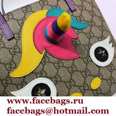 Gucci Children's GG unicorn tote bag 502189 - Click Image to Close