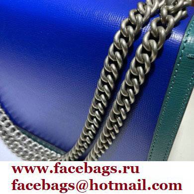 Gucci Dionysus Small Shoulder Bag 400249 Leather Blue/Turquoise 2021 - Click Image to Close