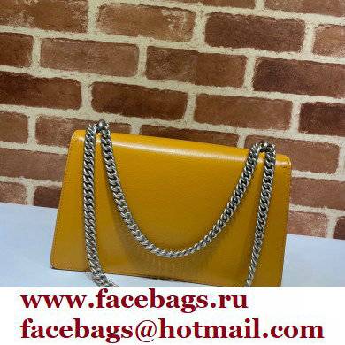 Gucci Dionysus Small Shoulder Bag 400249 Leather Orange/White/Black 2021