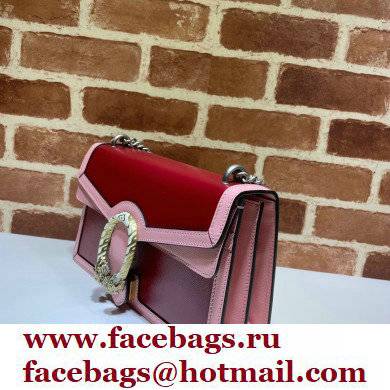 Gucci Dionysus Small Shoulder Bag 400249 Leather Red/Pink 2021