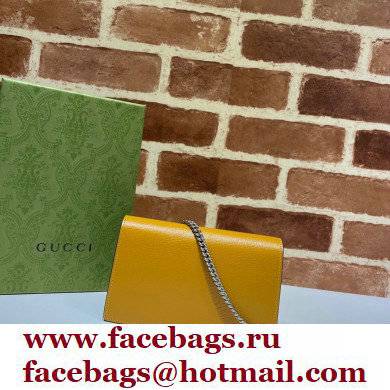 Gucci Dionysus Super Mini Shoulder Bag 476432 Leather Orange/White/Black 2021