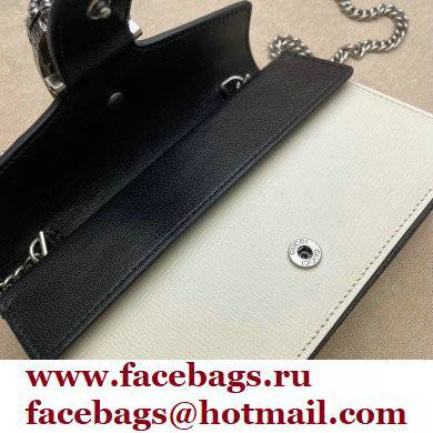 Gucci Dionysus Super Mini Shoulder Bag 476432 Leather Orange/White/Black 2021 - Click Image to Close