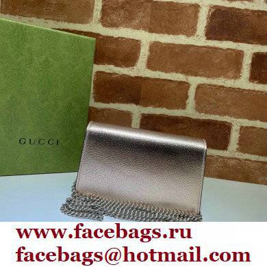Gucci Dionysus Super Mini Shoulder Bag 476432 Leather Pink Gold