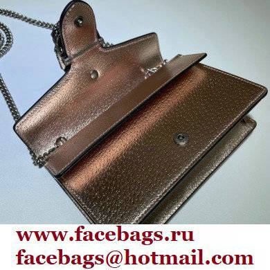 Gucci Dionysus Super Mini Shoulder Bag 476432 Leather Pink Gold - Click Image to Close