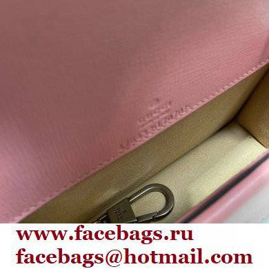 Gucci Dionysus Super Mini Shoulder Bag 476432 Leather Red/Pink 2021 - Click Image to Close