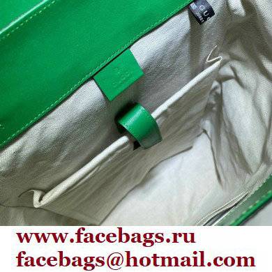 Gucci GG Embossed Backpack Bag 625770 Green 2021 - Click Image to Close