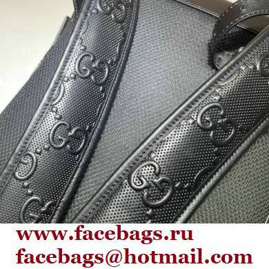 Gucci GG Embossed Backpack Bag 658579 Black 2021