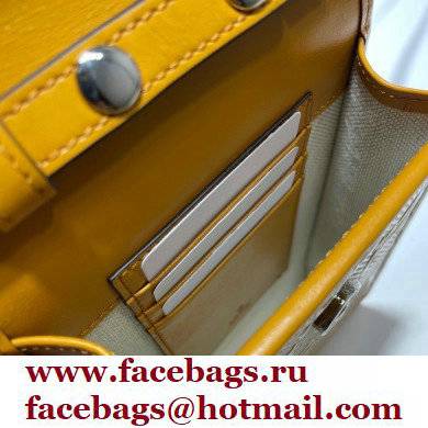 Gucci GG Embossed Mini Bag 625571 Yellow 2021 - Click Image to Close