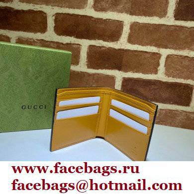 Gucci GG Embossed Wallet 625562 Yellow 2021