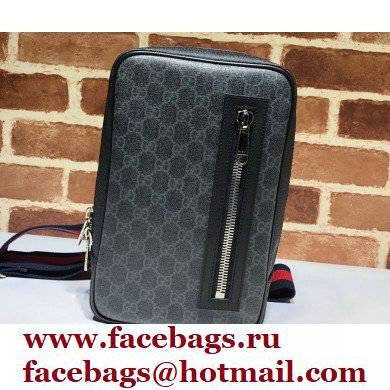 Gucci GG Supreme belt Bag 478325 Black 2021