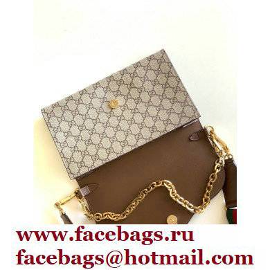 Gucci Horsebit 1955 Small Bag 677286 GG Supreme Canvas 2021